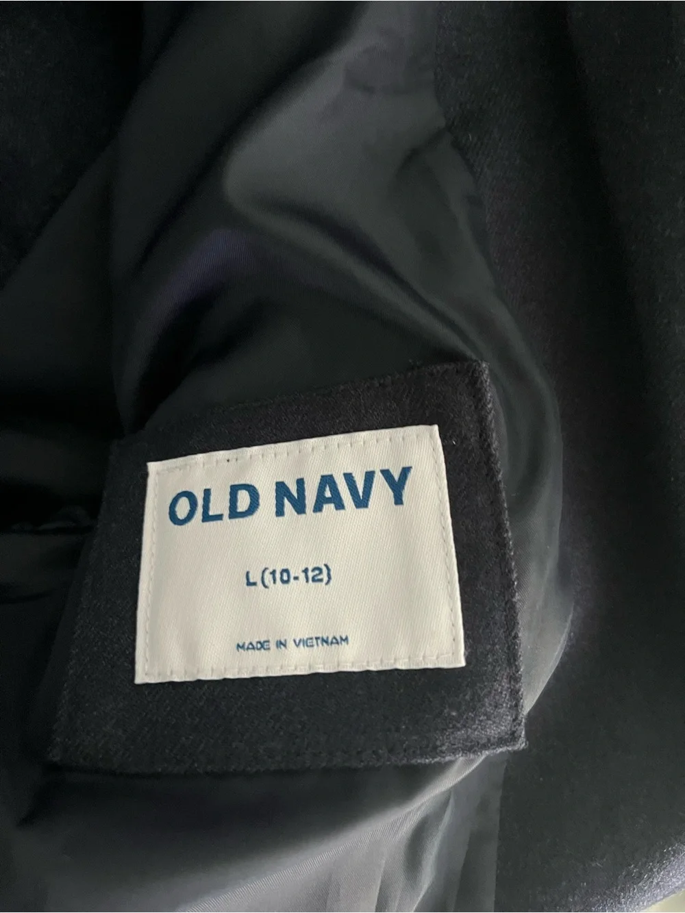 Old Navy Boy’s Dark Navy Two-Button Blazer